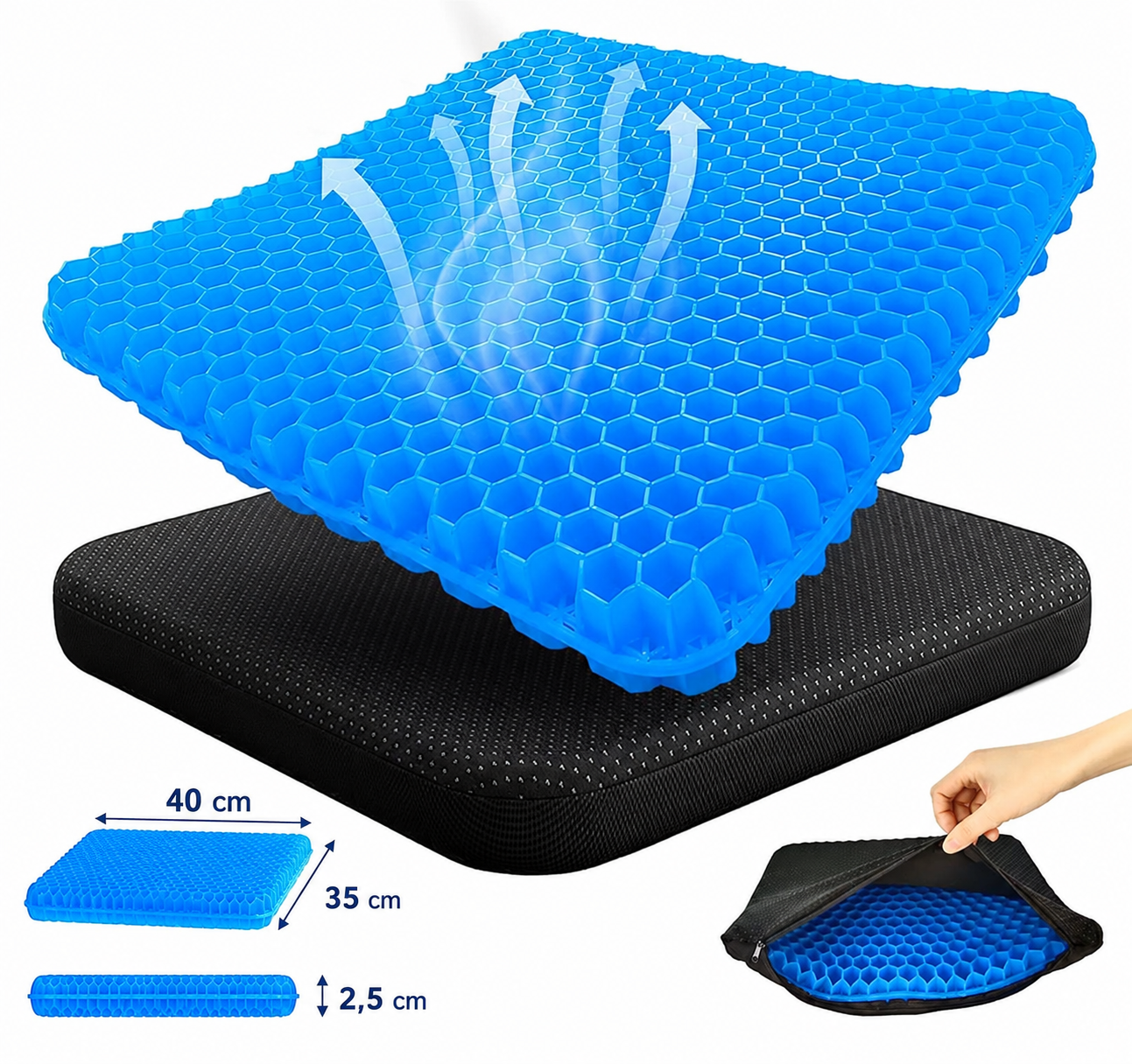 Coussin en Gel Alvéolé - Symplizio